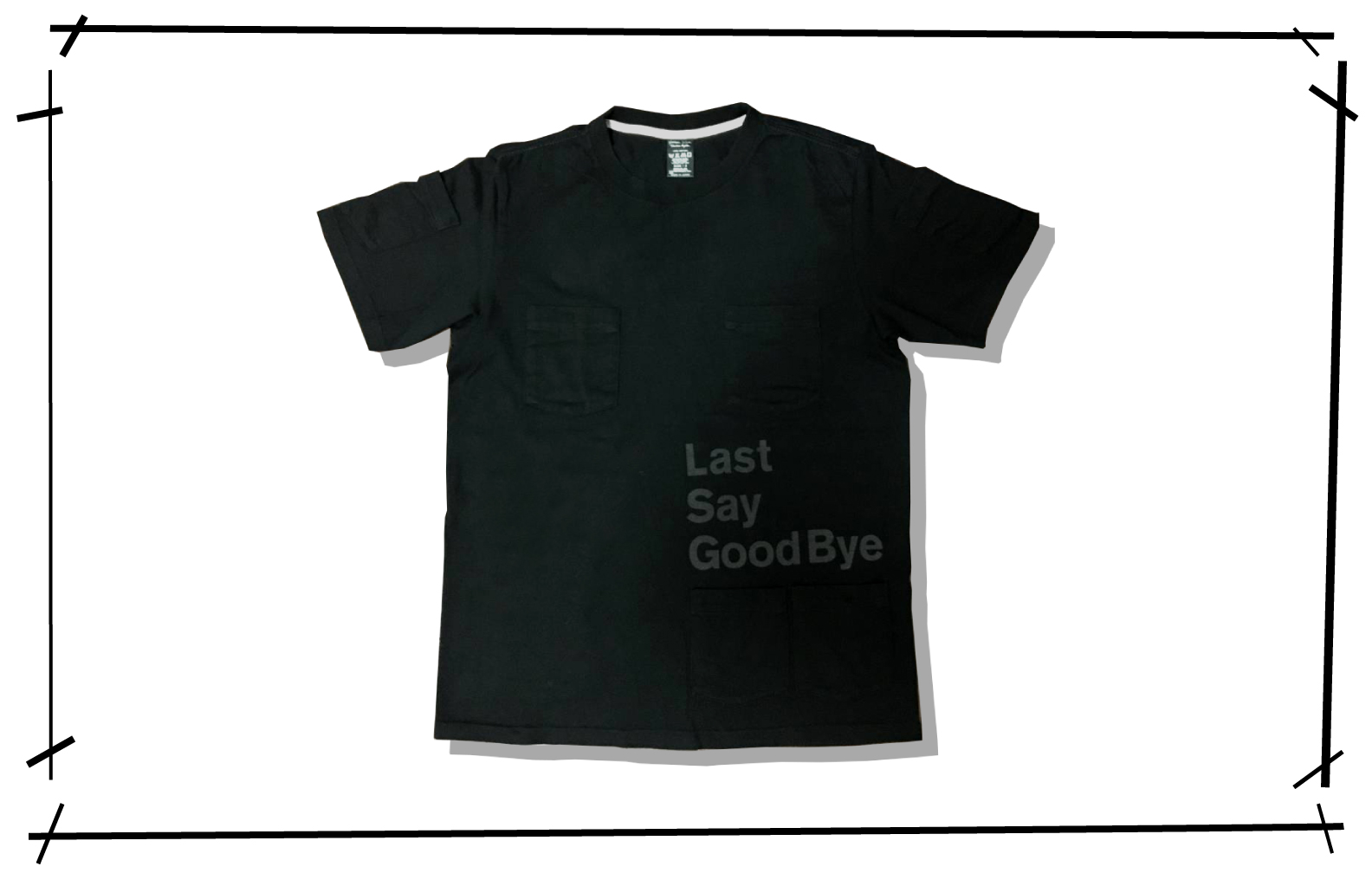 NUMBER(N)INE last message T Shirt 2009AW A CLOSED FEELING Front