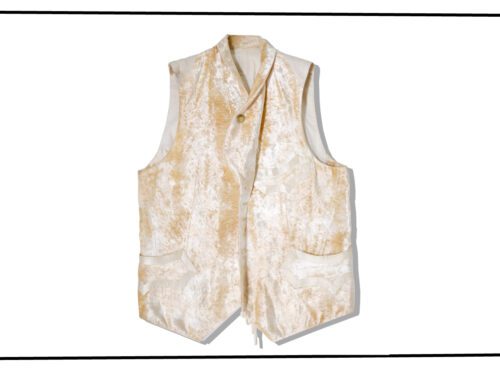 NUMBER (N)INE Velour Vest MJKA72173