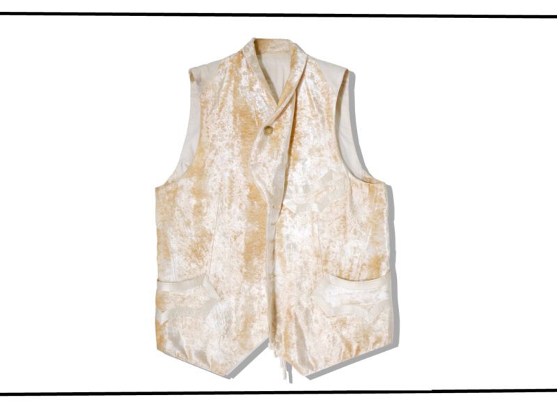 NUMBER (N)INE Velour Vest MJKA72173