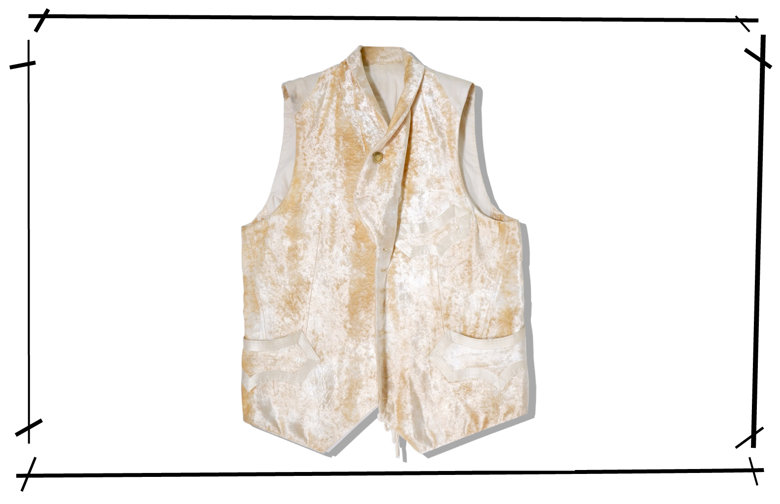 NUMBER (N)INE Velour Vest MJKA72173