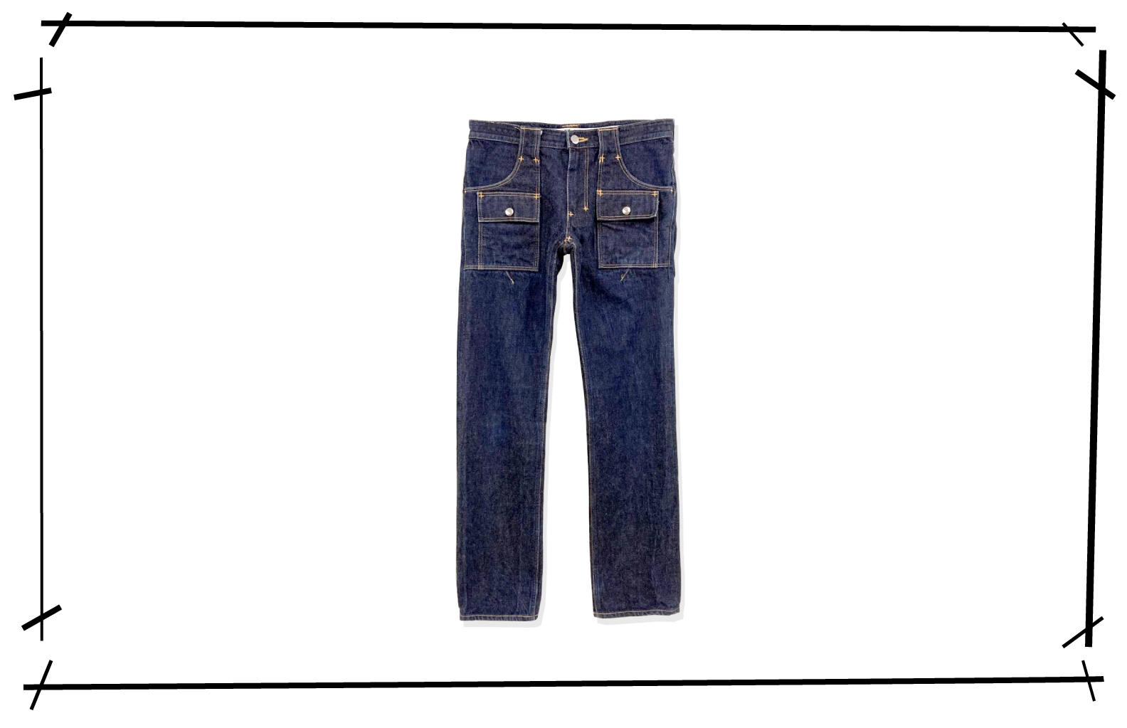 NumberNine Slim Bush Denim Pants 2008AW