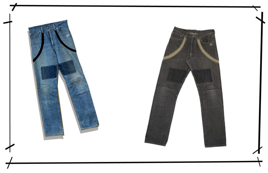 UNDERCOVER Suspender denim pants Series