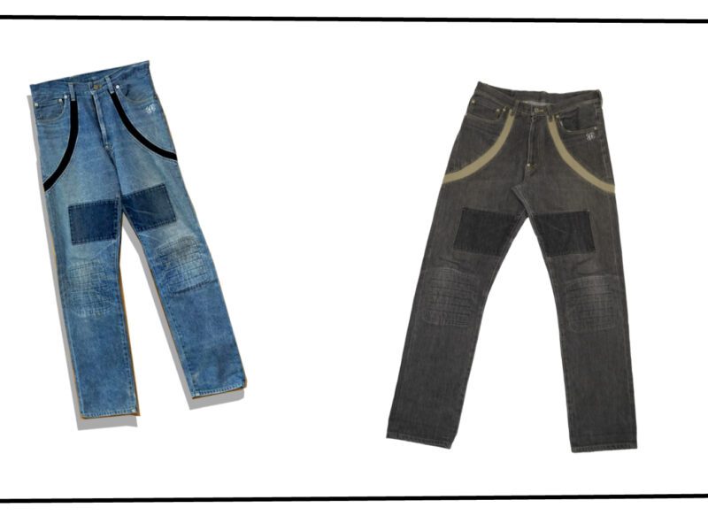 UNDERCOVER Suspender denim pants Series