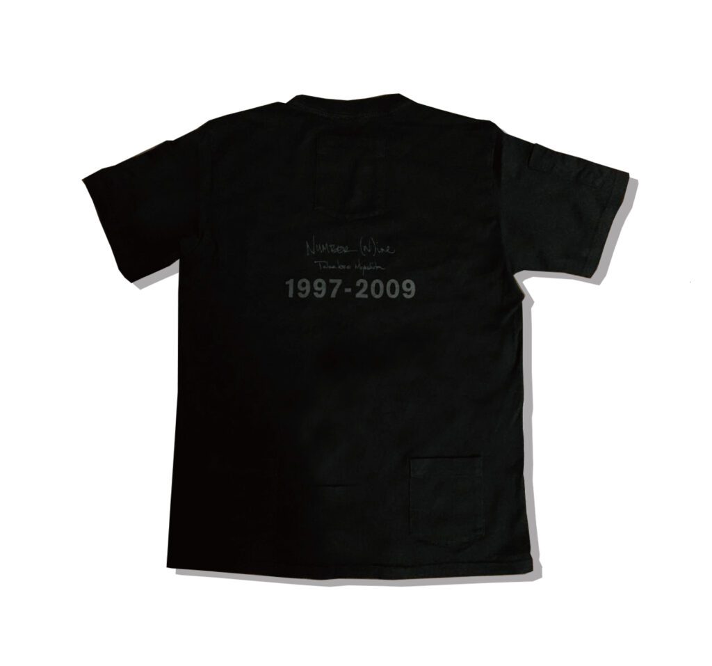 NUMBER(N)INE last message T Shirt 2009AW A CLOSED FEELING Back