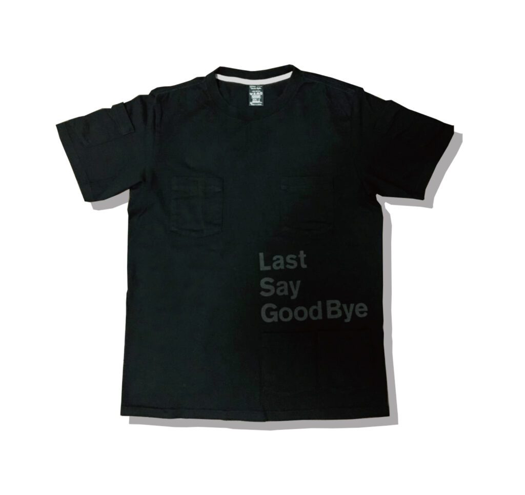 NUMBER(N)INE last message T Shirt 2009AW A CLOSED FEELING Front