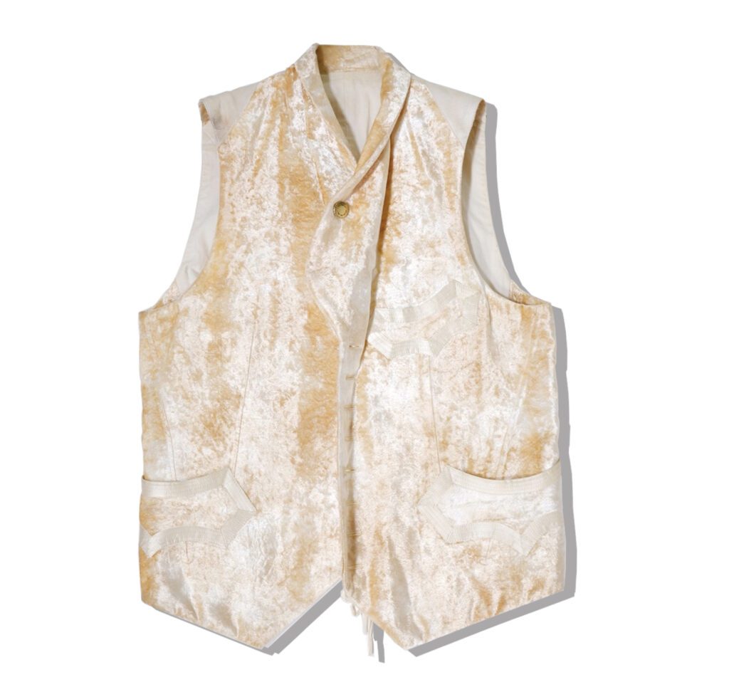 NUMBER (N)INE Velour Vest MJKA72173 F 2009 SS Front