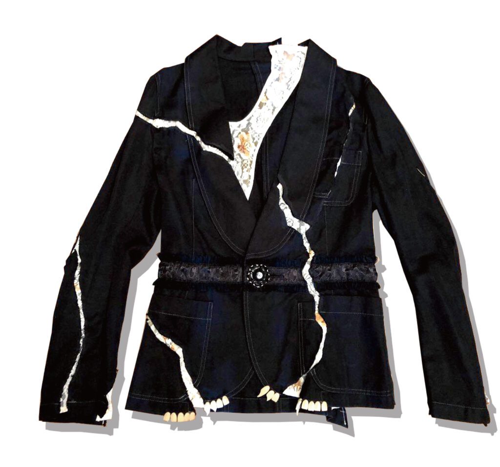 UNDERCOVER Crack tailored jacket 2005SS But Beautiful Front