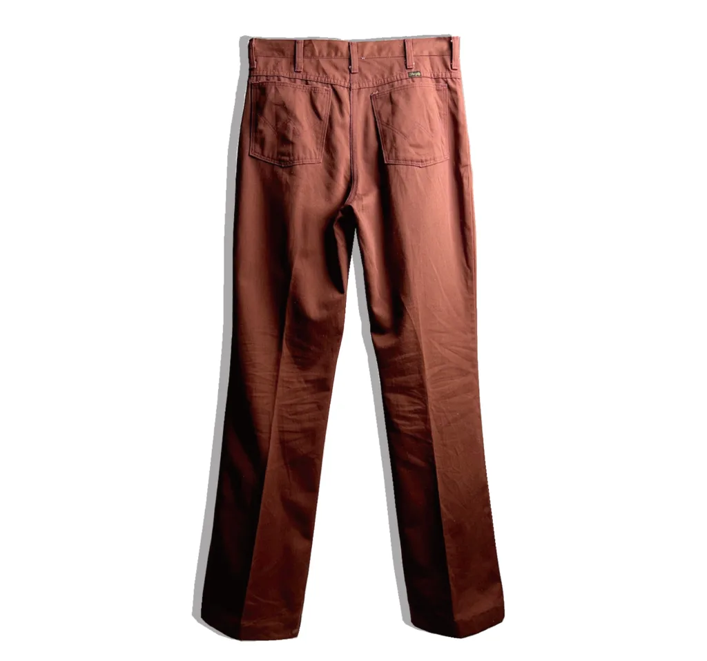Wrangler Pipue Bootcut Pants 1970s Back