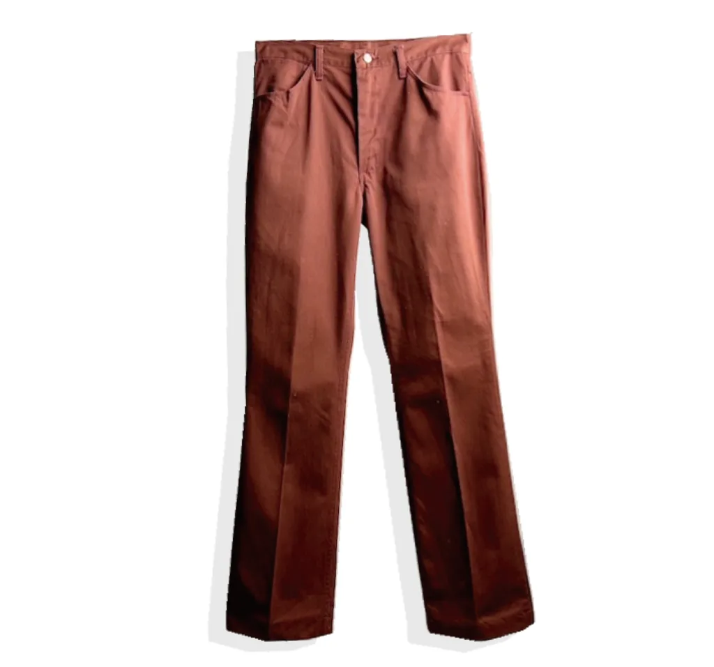 Wrangler Pipue Bootcut Pants 1970s Front