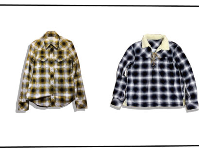 NUMBER NINE check Shirt Series 2009AW CLOSED FEELING