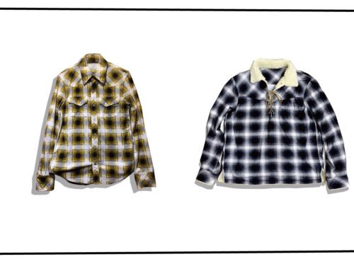 NUMBER NINE check Shirt Series 2009AW CLOSED FEELING