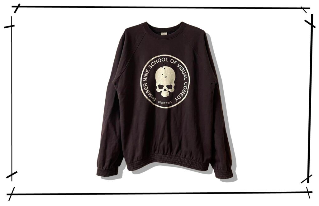 Number (N)ine Skull Sweat 2001SS Front