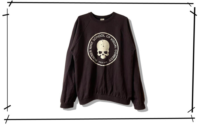 Number (N)ine Skull Sweat 2001SS Front