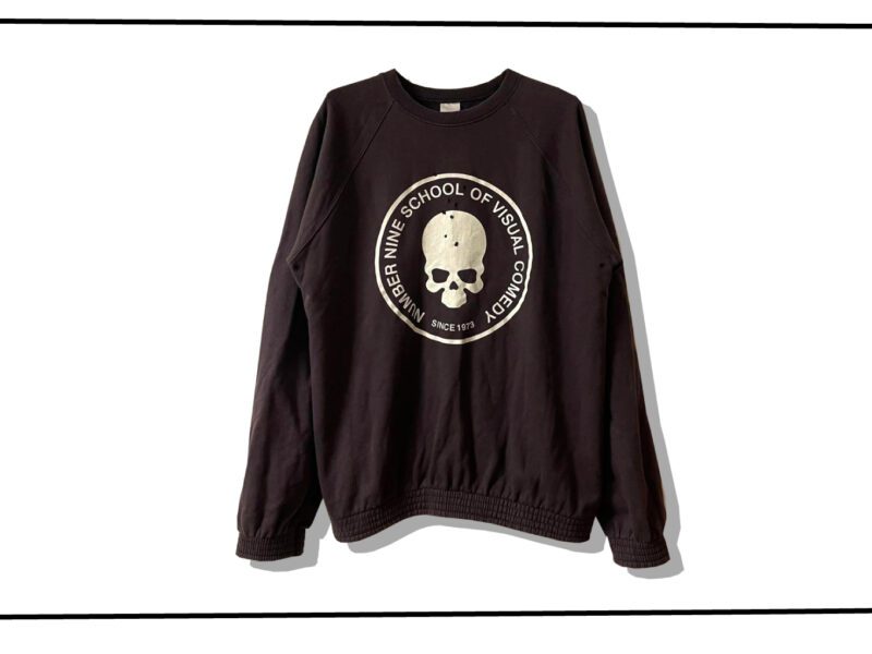 Number (N)ine Skull Sweat 2001SS Front