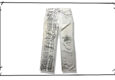 Number(N)ine Cut Up White Damge denim Pants 2002ss The Modern Age