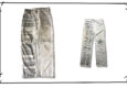 Number(N)ine White Damage denim pants Series 2002ss The Modern Age