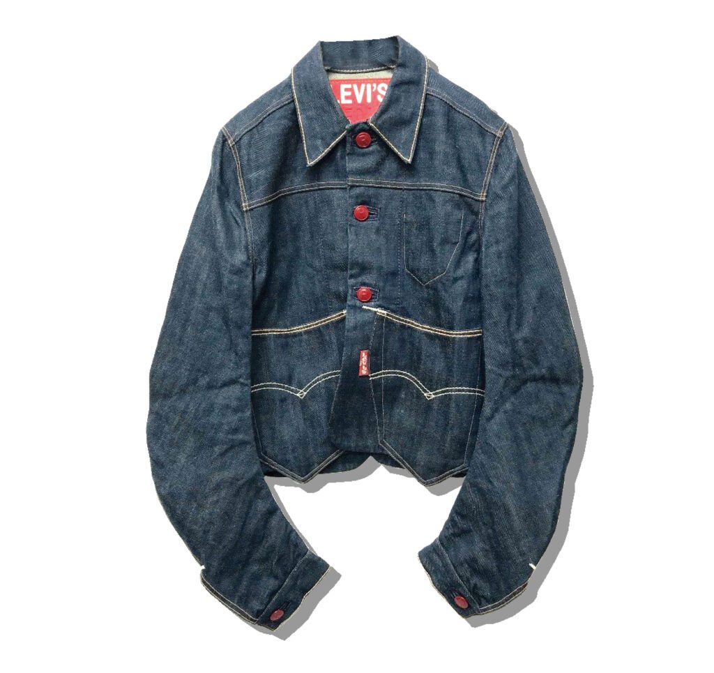 Levis Red Guy's Bow Denim Jacket 2007aw Front