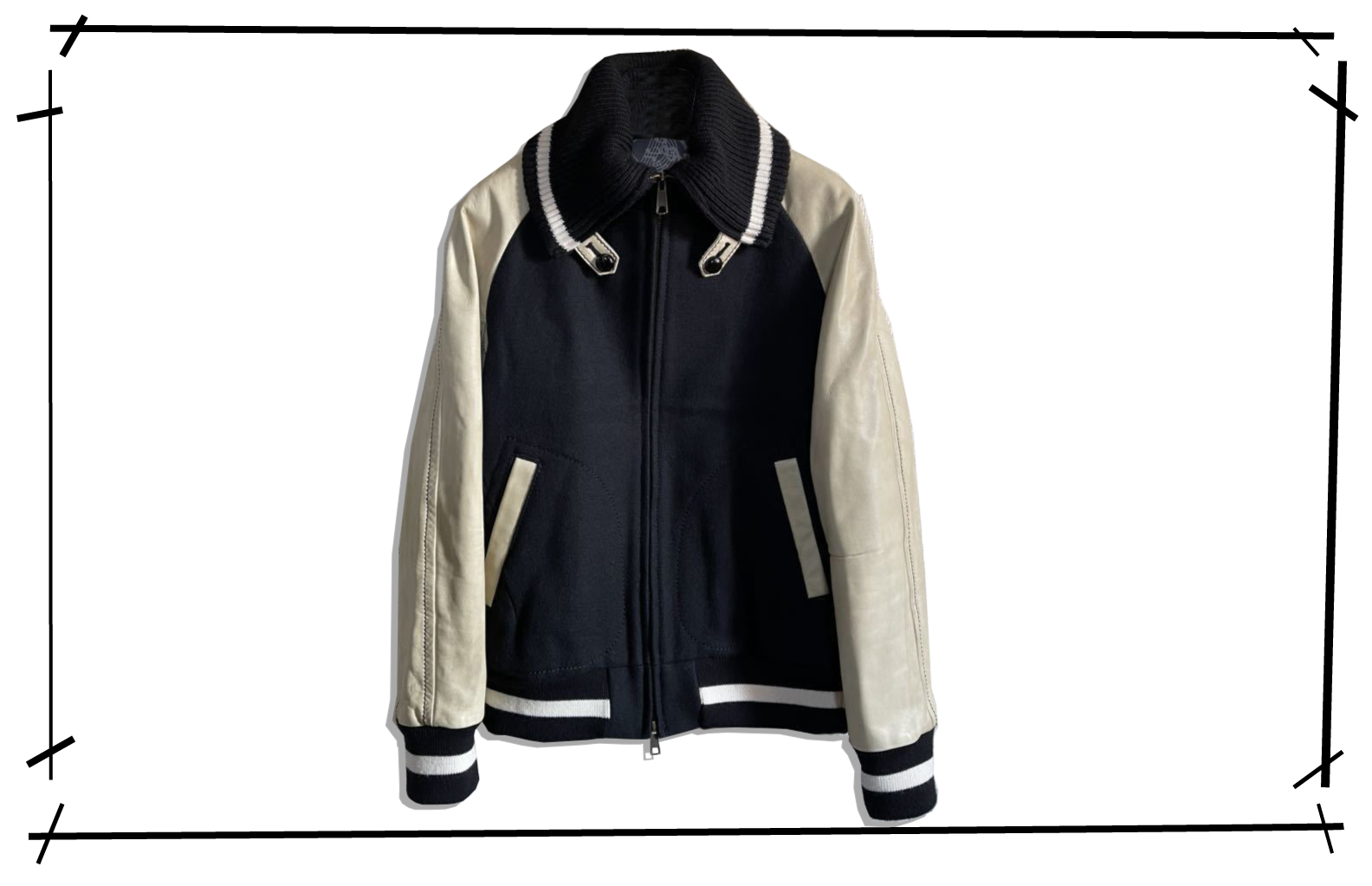 NUMBER NINE Donky Stadium Jacket BLACK