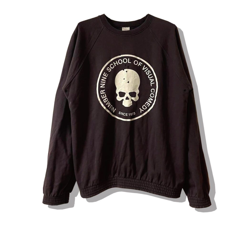 Number (N)ine Skull Sweat 2001SS Front