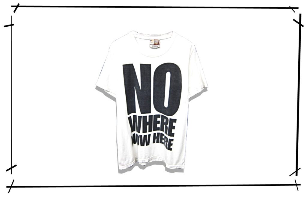 A BATHING APE × UNDERCOVER NOWHERE White TShirt Front