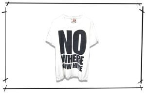 A BATHING APE × UNDERCOVER NOWHERE White TShirt Front