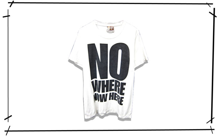 A BATHING APE × UNDERCOVER NOWHERE White TShirt Front