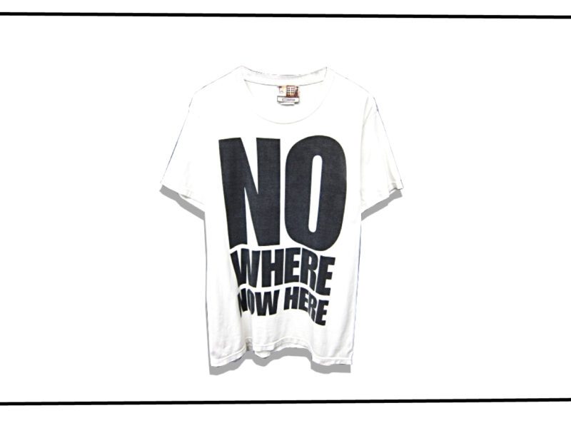 A BATHING APE × UNDERCOVER NOWHERE White TShirt Front