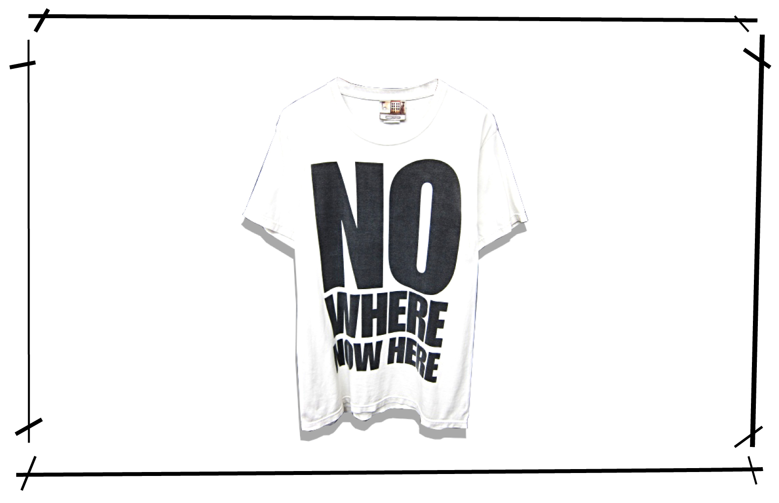 A BATHING APE × UNDERCOVER NOWHERE White TShirt Front