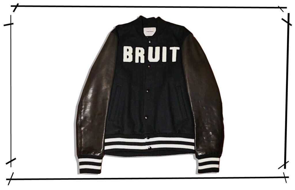 UNDERCOVER Bruit Skull embroidery Stadium Jacket 2013AW Front