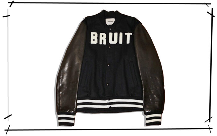 UNDERCOVER Bruit Skull embroidery Stadium Jacket 2013AW Front