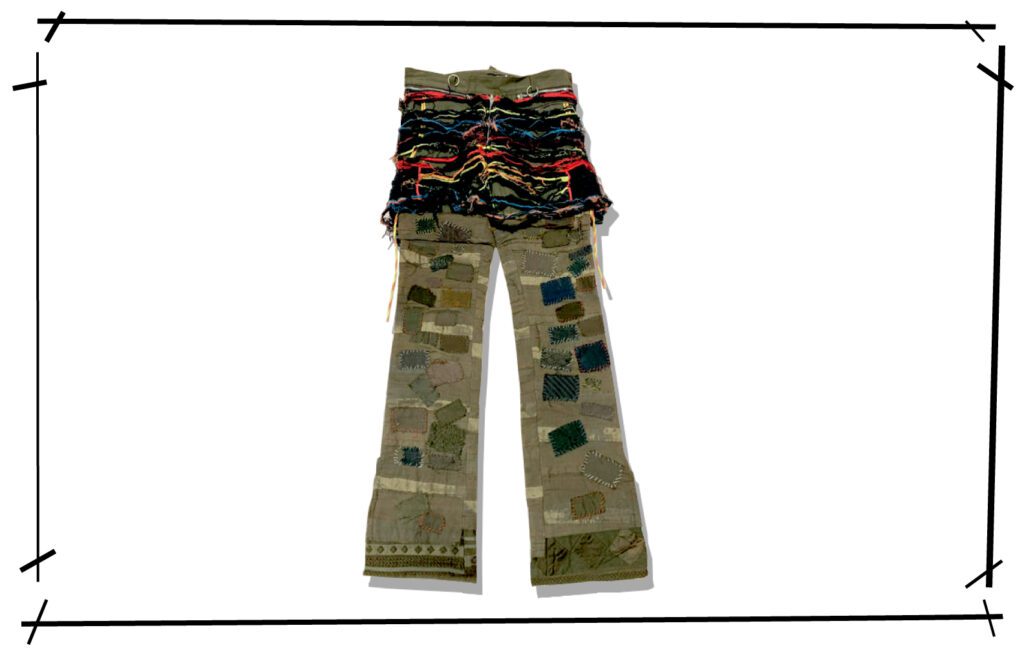 UNDERCOVER Khaki Crust Pants 2003 Spring Summer SCAB