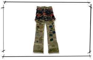 UNDERCOVER Khaki Crust Pants 2003 Spring Summer SCAB