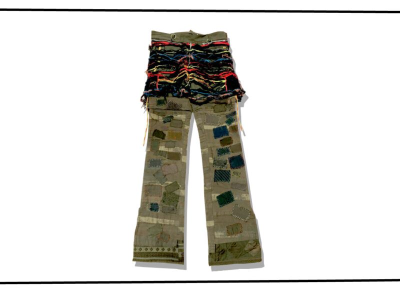 UNDERCOVER Khaki Crust Pants 2003 Spring Summer SCAB