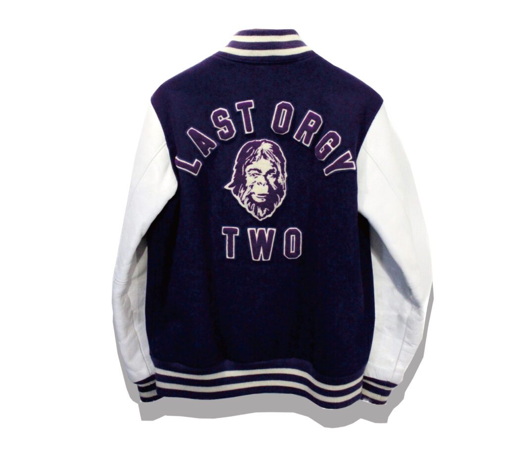 UNDERCOVER × A BATHING APE LAST ORGY2 Stadium Jacket Back