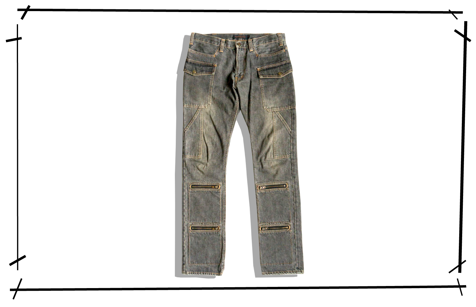 UNDERCOVER 2002AW bush cargo denim pants