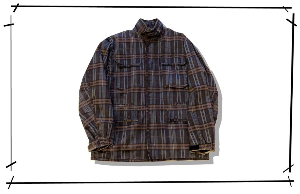 UNDERCOVER Check M-65 type field jacket 2000AW MELTING POT Front