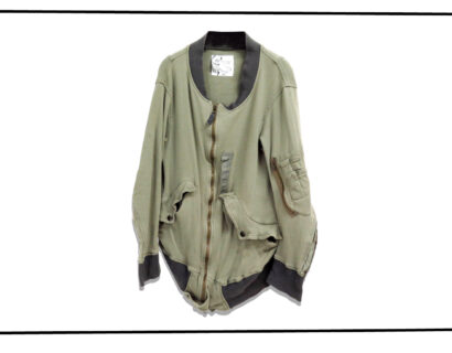 UNDERCOVER distortion Sweat Bomber Jacket LANGUID 2004 Spring Summer