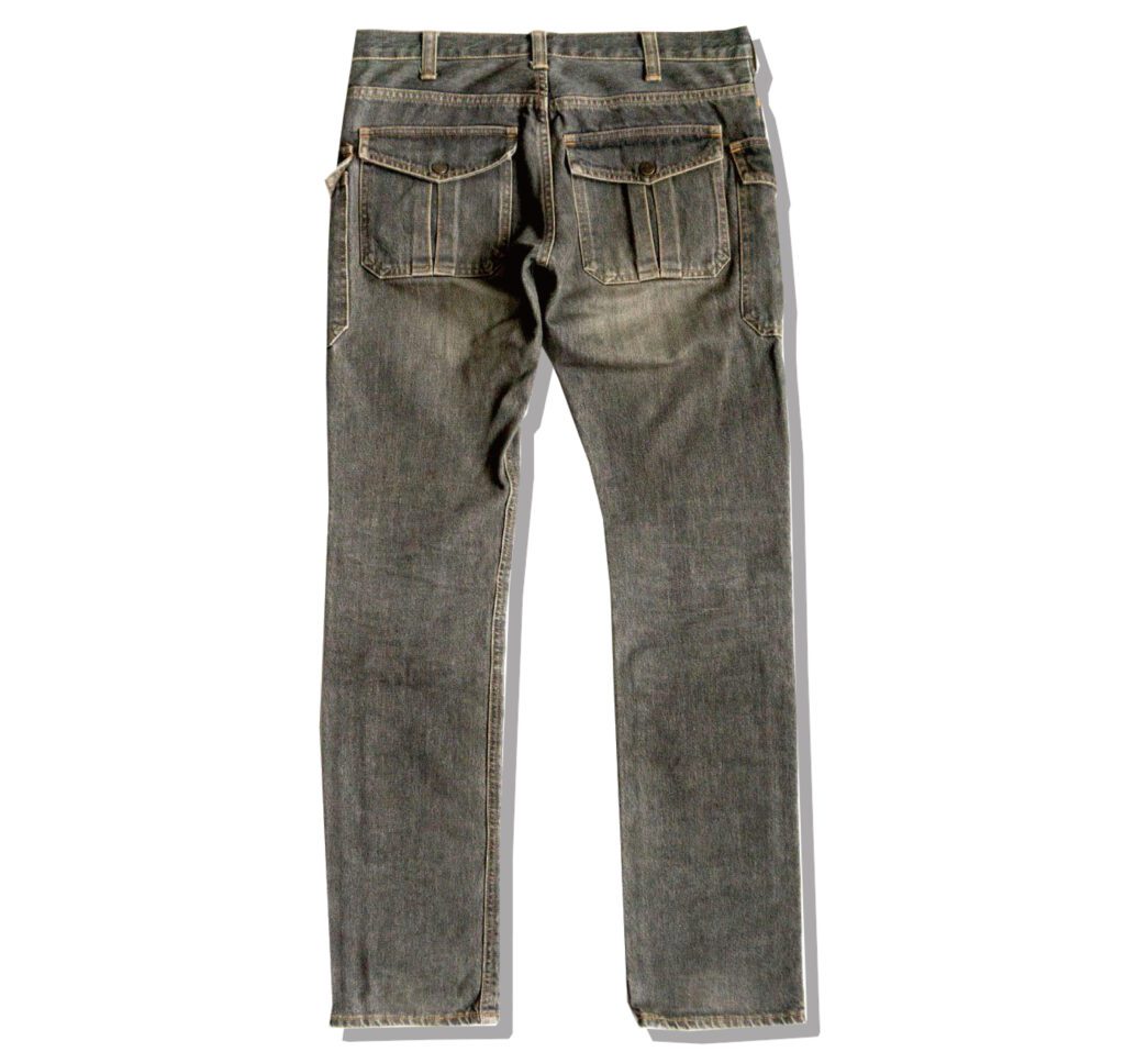 UNDERCOVER 2002AW bush cargo denim pants Back