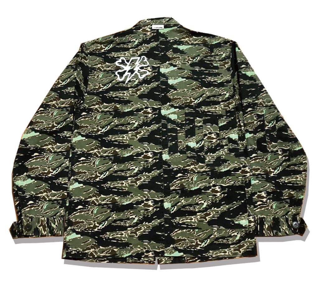 UNDERCOVER CHAOTIC DISCORD gfy Camo Shirt 2001SS Back