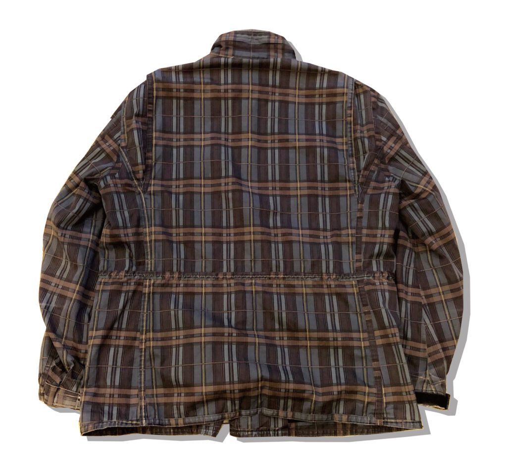 UNDERCOVER Check M-65 type field jacket 2000AW MELTING POT Back