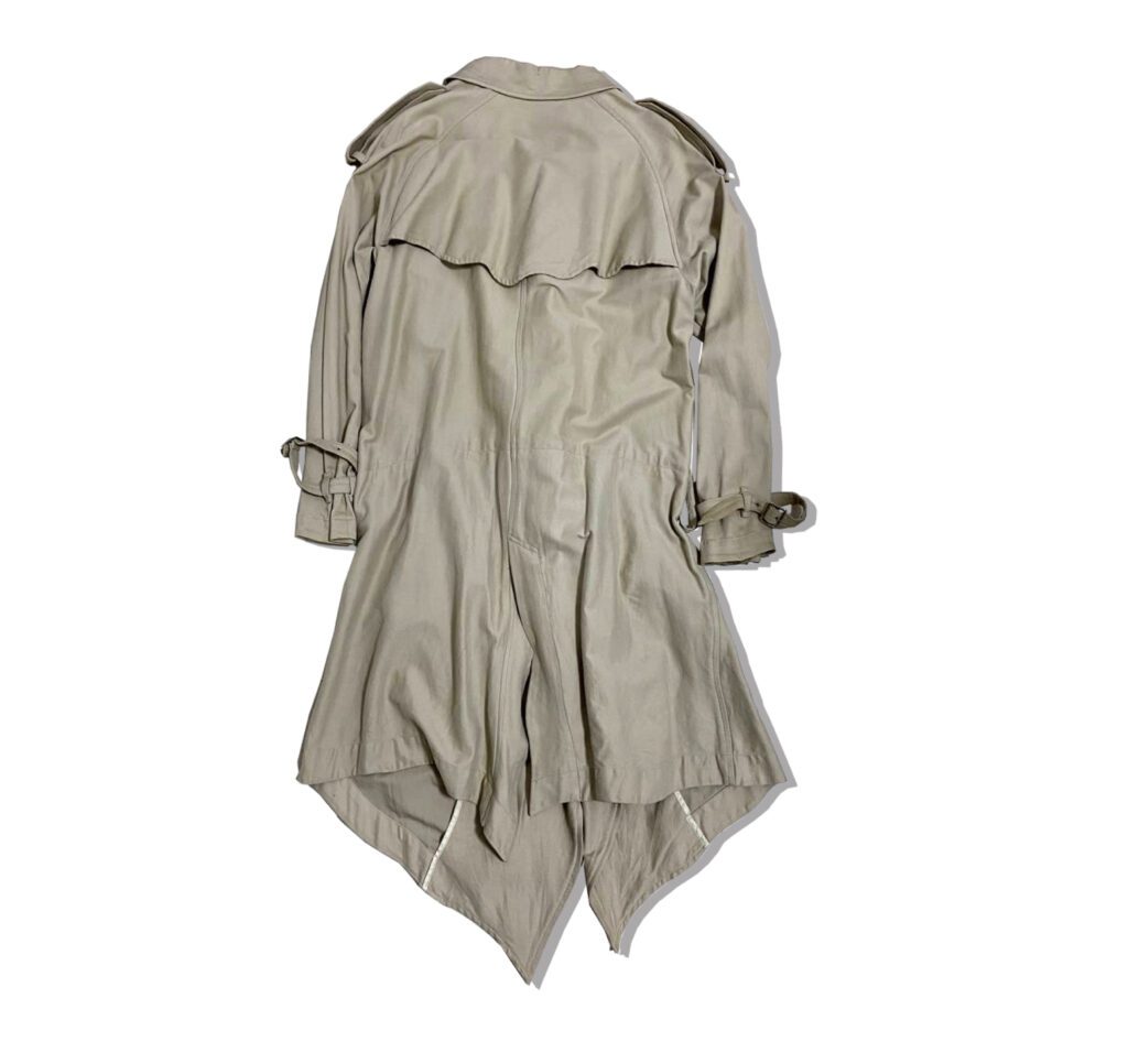 Undercover distortion Trench Coat 2004ss LANGUID Back