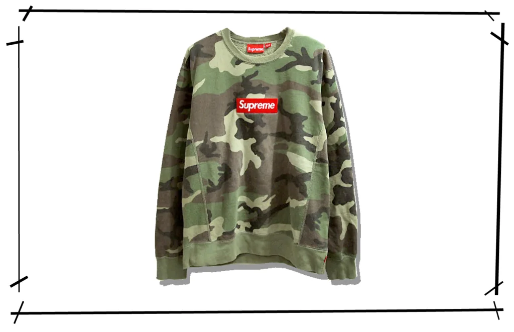 Supreme Box logo Camo Sweat Shirt