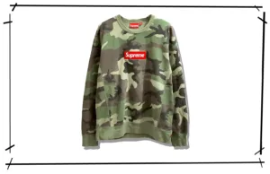 Supreme Box logo Camo Sweat Shirt