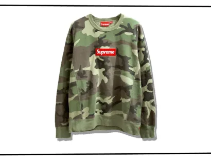 Supreme Box logo Camo Sweat Shirt