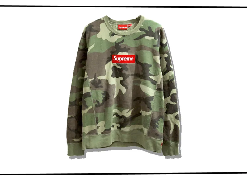 Supreme Box logo Camo Sweat Shirt