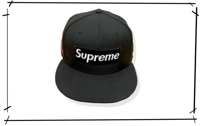 Supreme Box logo Newera World Famous