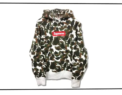 Supreme Box logo camo hoddie 2012FW