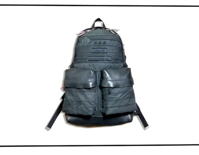 UNDERCOVER Leather Backpack Black SCAB 2003 Spring Summer