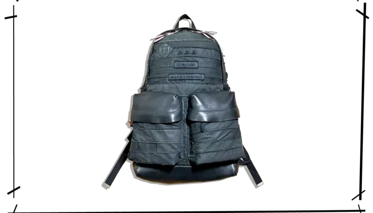 UNDERCOVER Leather Backpack Black SCAB 2003 Spring Summer