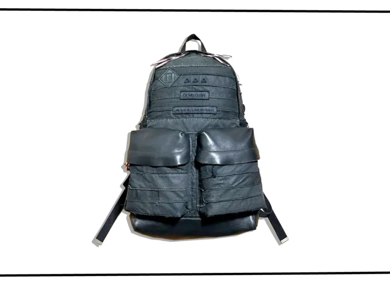 UNDERCOVER Leather Backpack Black SCAB 2003 Spring Summer